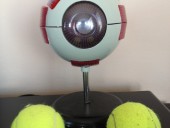convergence eye exercise with tennis balls