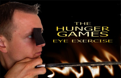 The Hunger Games eye exercise